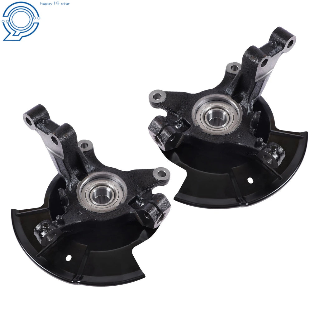 Front Steering Knuckles & Wheel Hub Bearings for Ford Edge (2007-2010)