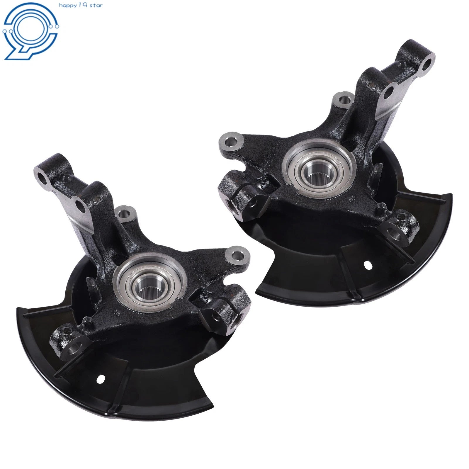 Front Steering Knuckles & Wheel Hub Bearings for Ford Edge (2007-2010)