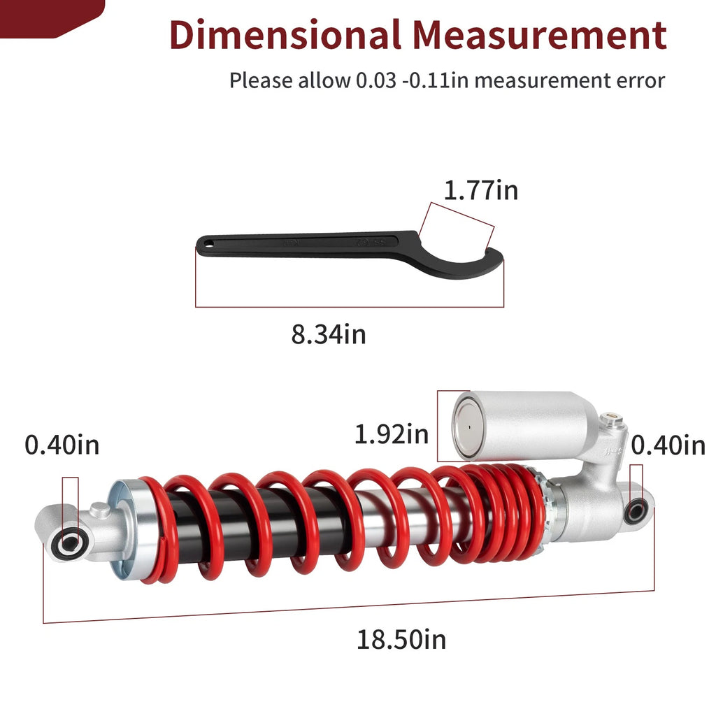 Front Shocks & Adjustable Tool for Suzuki Quadsport Z 400 (2003-2014)