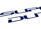 Tailgate Insert Letters Blue Premium for 2020-2022 Ford Super Duty