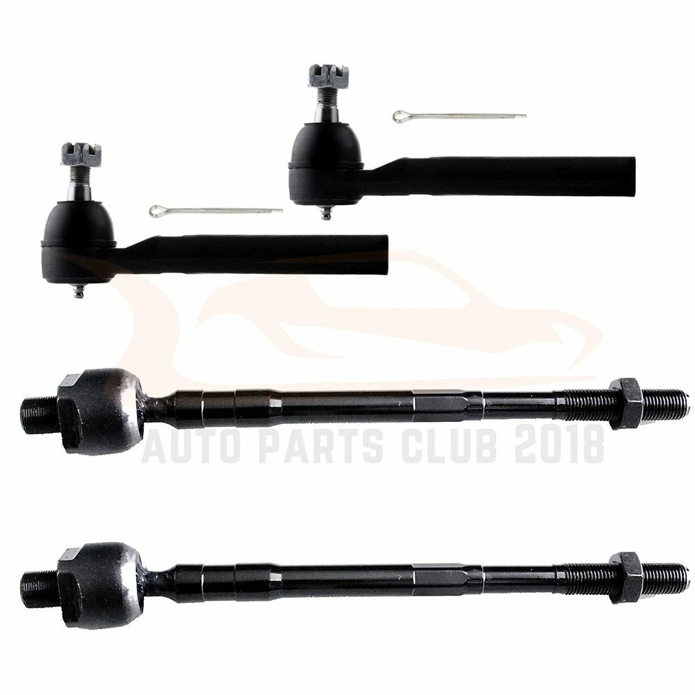 Set of 4 Tie Rod Ends for Nissan Murano (2005–2007)