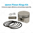 Piston Rings Kit for Honda GX25 GX25N (2000–2023)