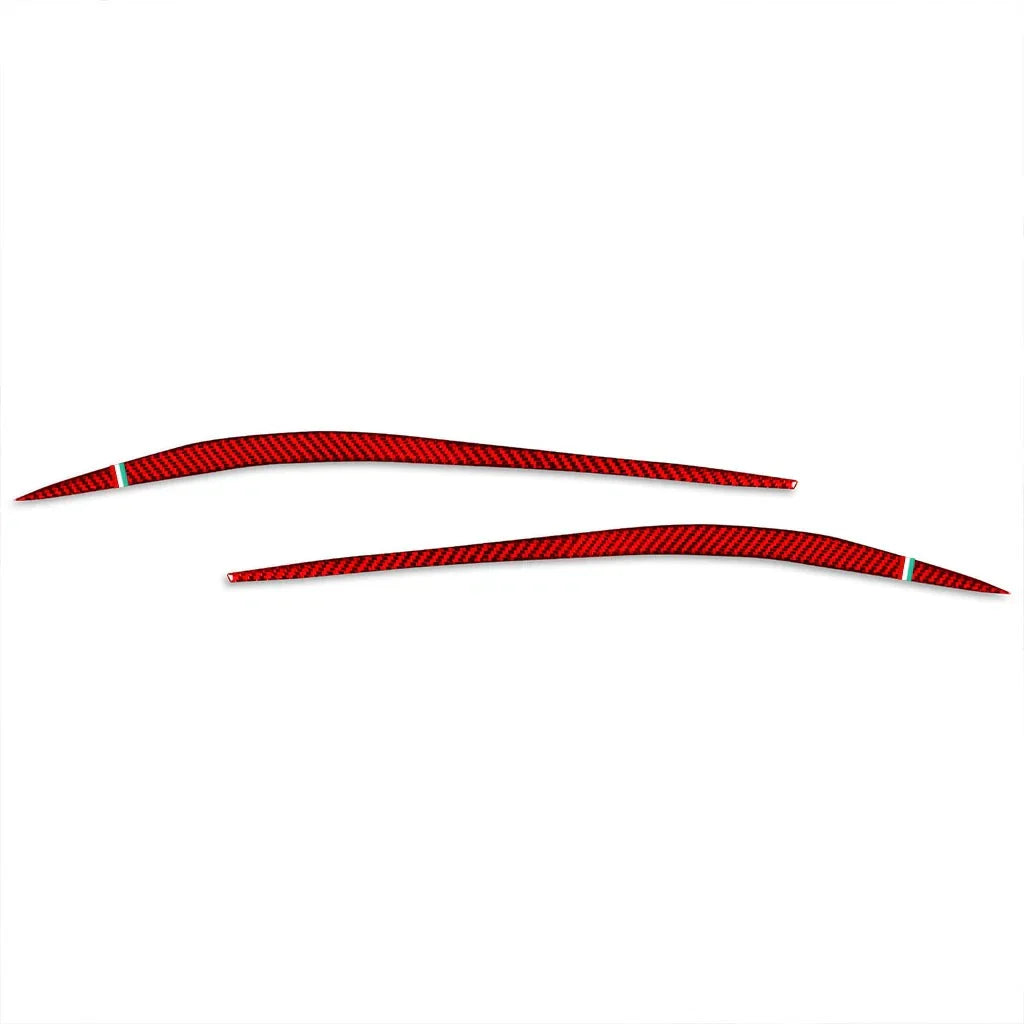 Headlight Eyebrow Eyelids Cover Trim for Alfa Romeo Giulia (2015-2024)