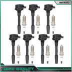 Set of 7 Ignition Coils & Spark Plugs for Ford F-150, Mustang (2018–2021)