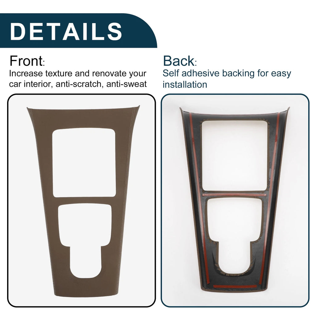 Center Console Panel Sticker for Mercedes-Benz GLA Class (2020–2021) Deep Brown