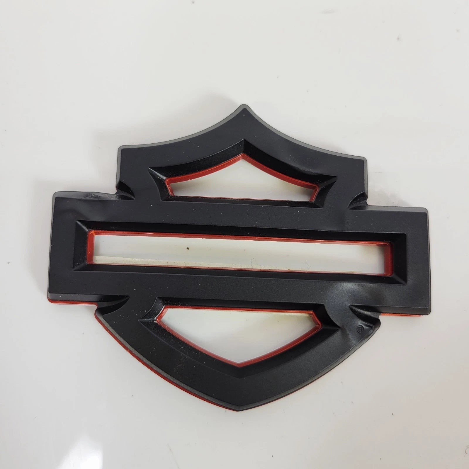 Harley Davidson CVO Tank Emblem Badge Left (2008–2023) Black Bar & Shield