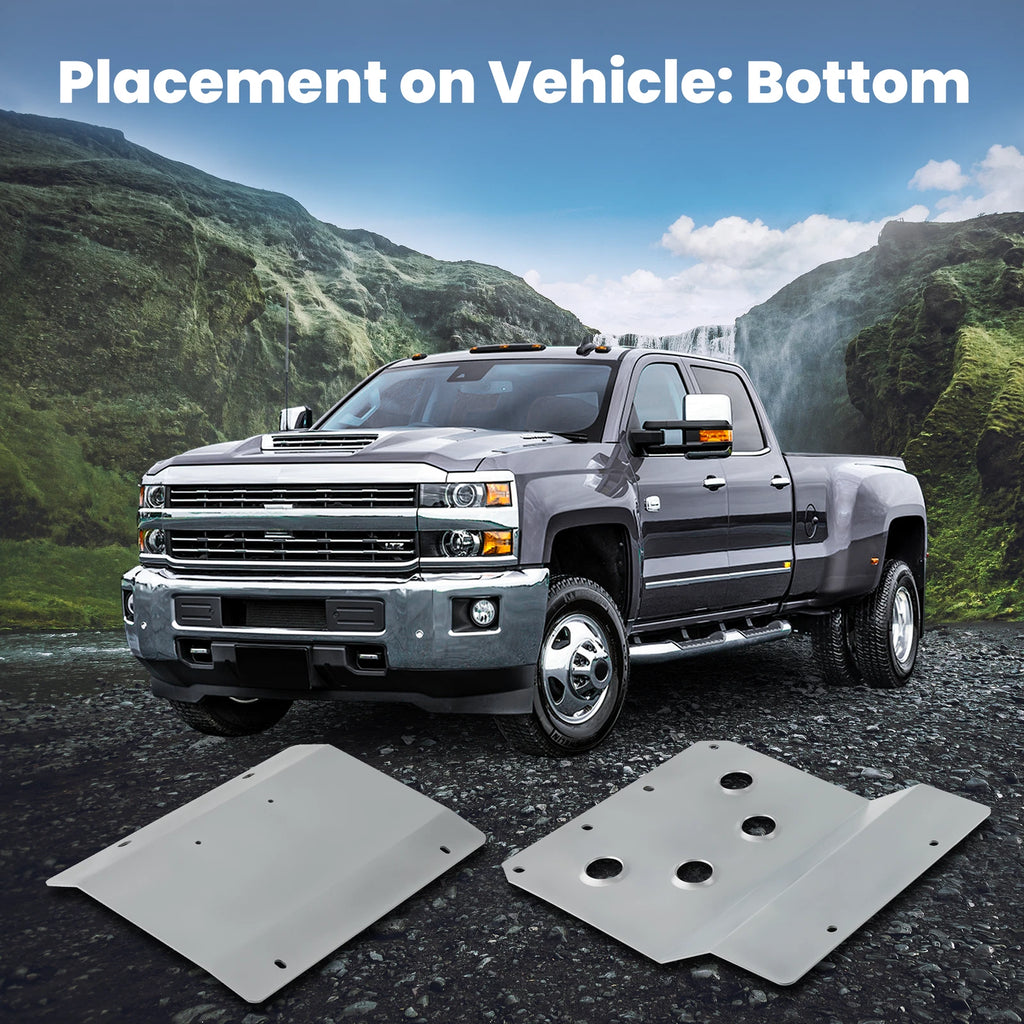 Heavy Duty Differential Skid Plate for GMC Sierra 2500HD 3500HD (2007–2023)