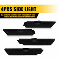 4X LED Bumper Side Smoked Marker Light Lamps for Chevy Camaro (2010–2015)