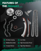 Timing Chain Kit for Toyota Corolla/Celica/Matrix/Pontiac Vibe 1.8L (2000–2008)