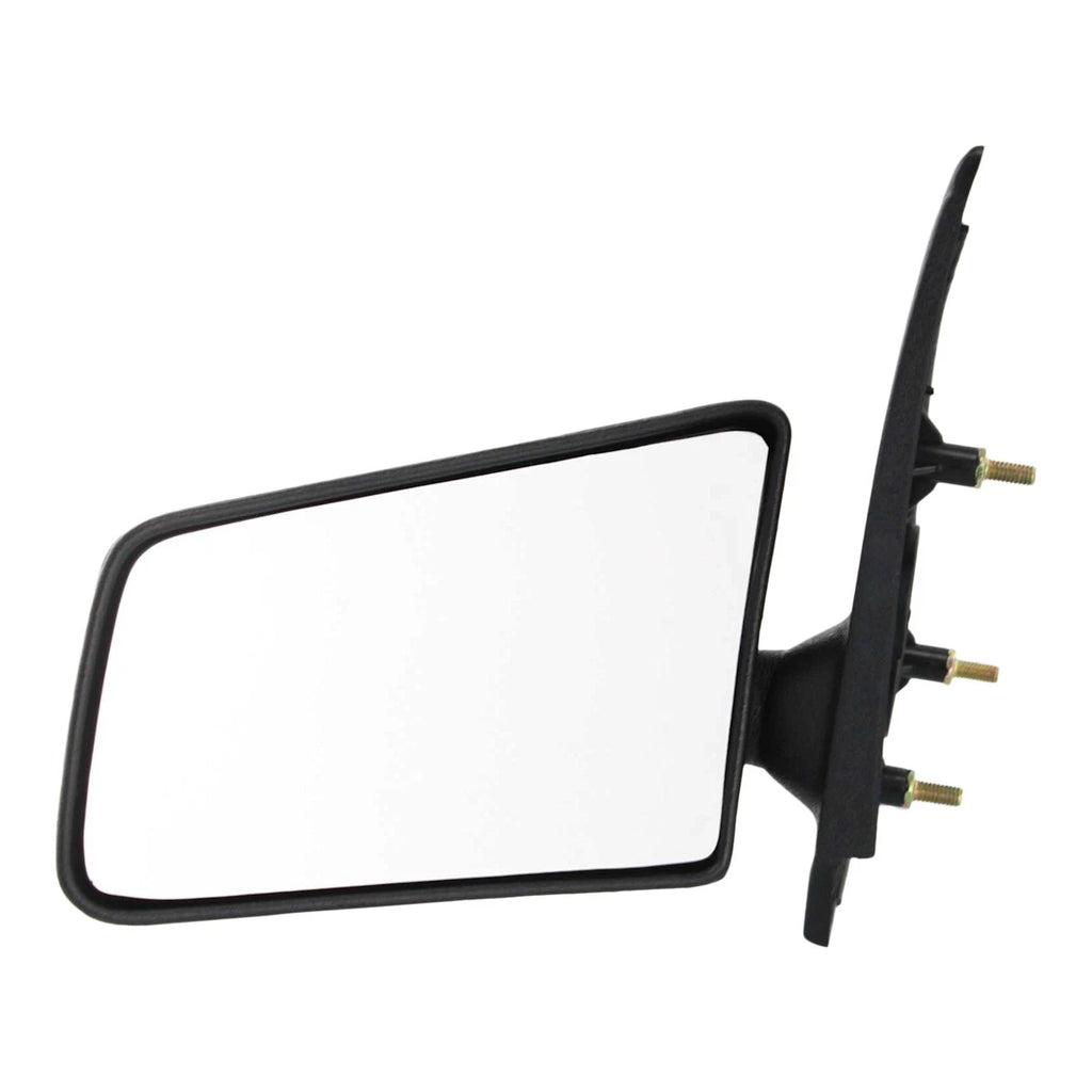 Left Manual Fold Mirror for Chevrolet S10 (1994–2004) Textured Black