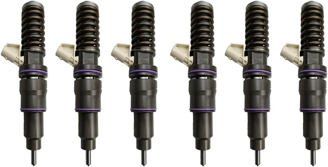 6X Fuel Injector 22222025 for Mack Volvo Truck D11F (2007)