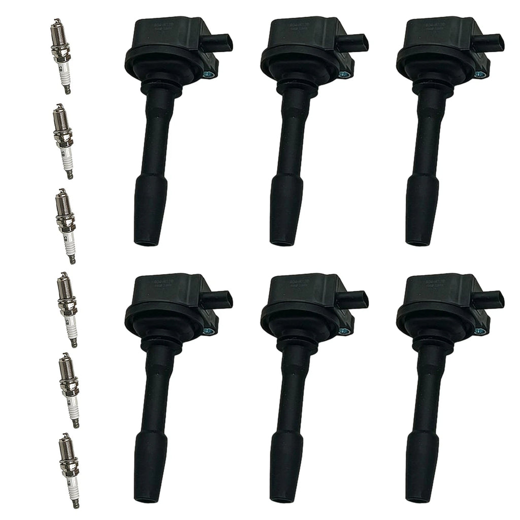 6X Ignition Coil & Iridium Spark Plug for Ford F150 (2018–2021)