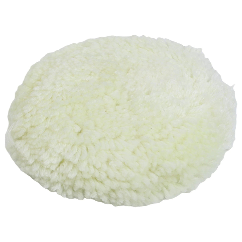 Set of 7 Wool Polishing Buffing Bonnets for Car Polisher (180mm)