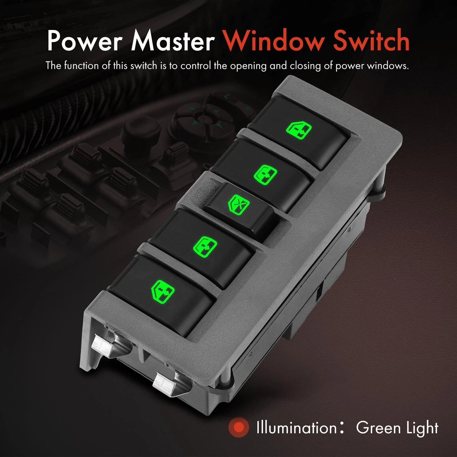 Front Left Power Window Switch for Chevrolet Sail (2010-2014)