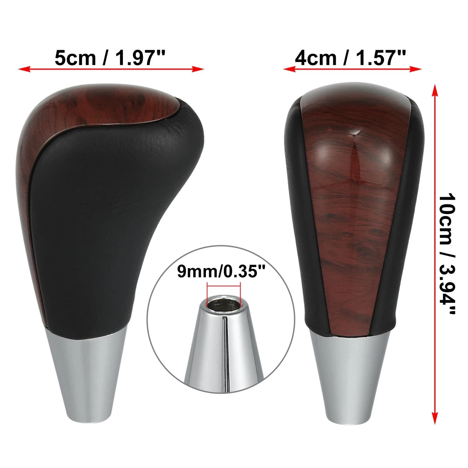 Gear Shift Knob for Toyota Lexus (Brown Wood Pattern)