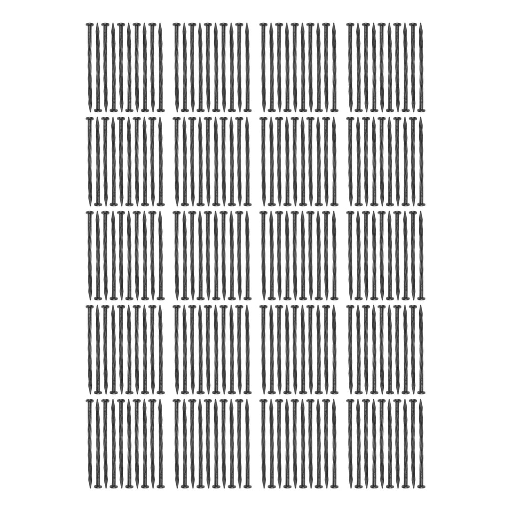 Set of 200 Landscape Anchoring Stakes for Garden Edging (Spiral)