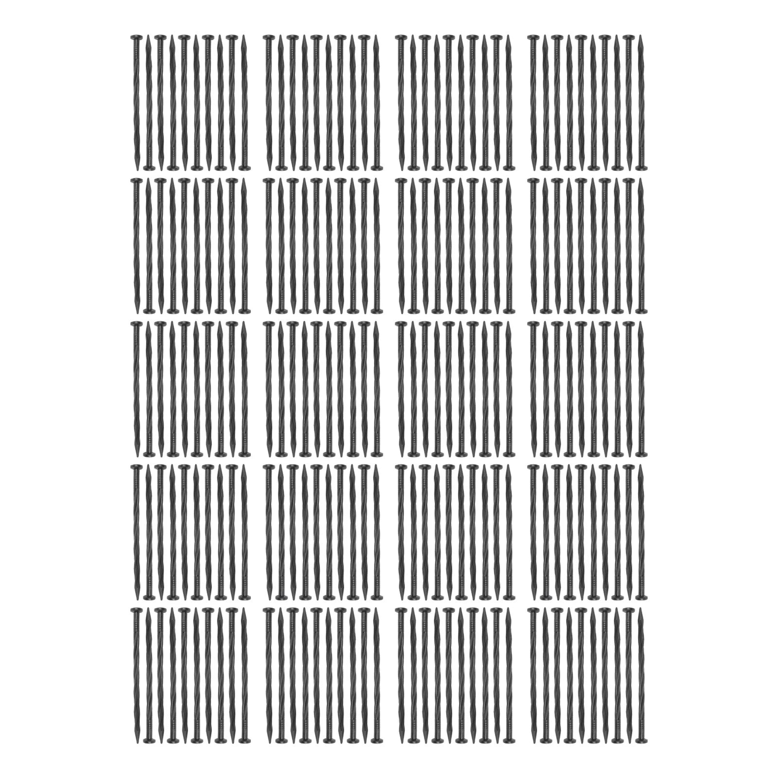 Set of 200 Landscape Anchoring Stakes for Garden Edging (Spiral)