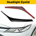 Glossy Black Headlight Eyelid Covers for Toyota Camry (2018–2023)
