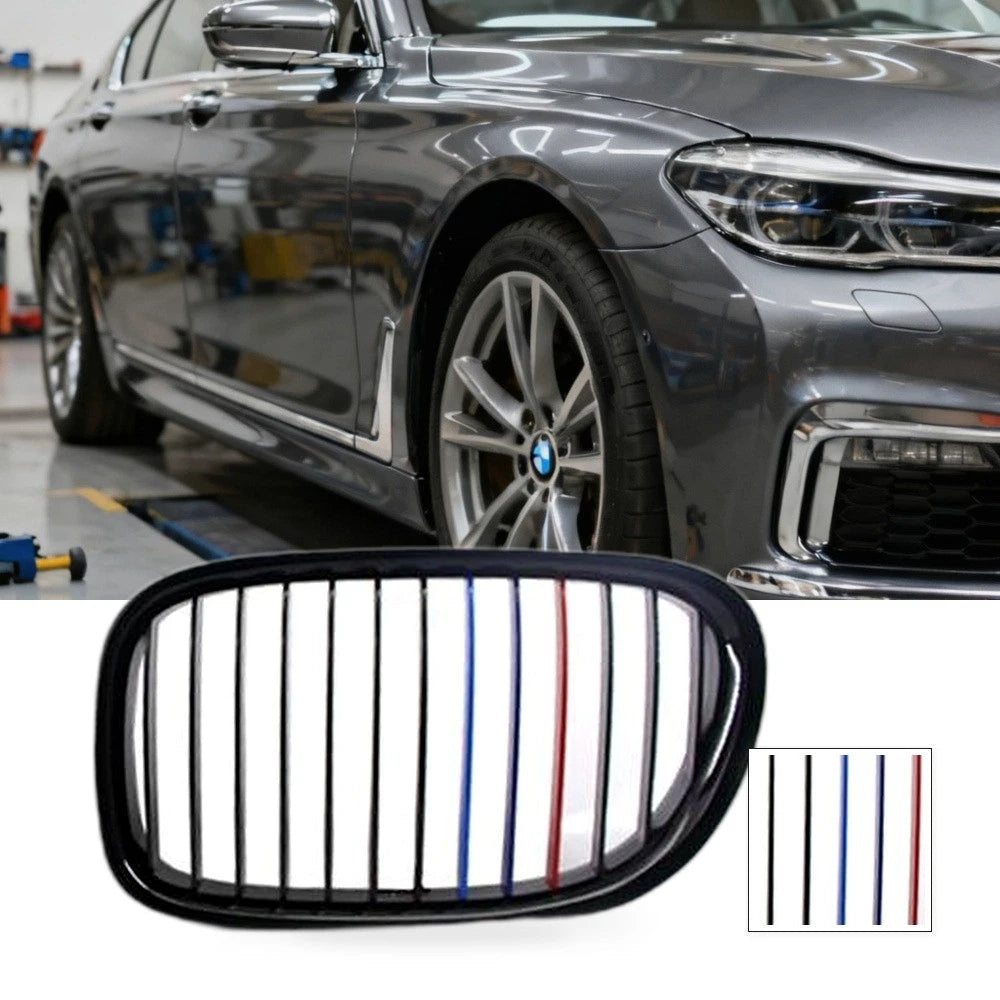 Gloss Black M-Style Grille for BMW 7 Series F01 F02 (2009–2015)