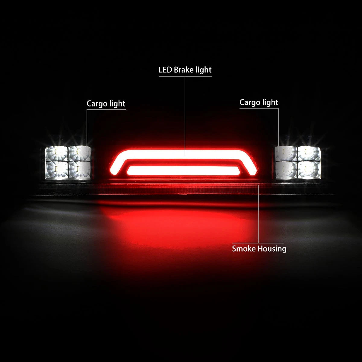 3D LED Bar Third Tail Brake Light for Ford F150 (2004–2008)