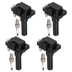 Set of 4 Ignition Coils & Spark Plugs for Volkswagen Golf 2.8L (2002–2005) UF480
