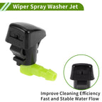 Windshield Washer Nozzle with Hose Connector for Chevy 