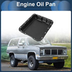 1 Pcs Engine Oil Pan No.8663948 for GMC C2500 (1994–1998) Iron Black