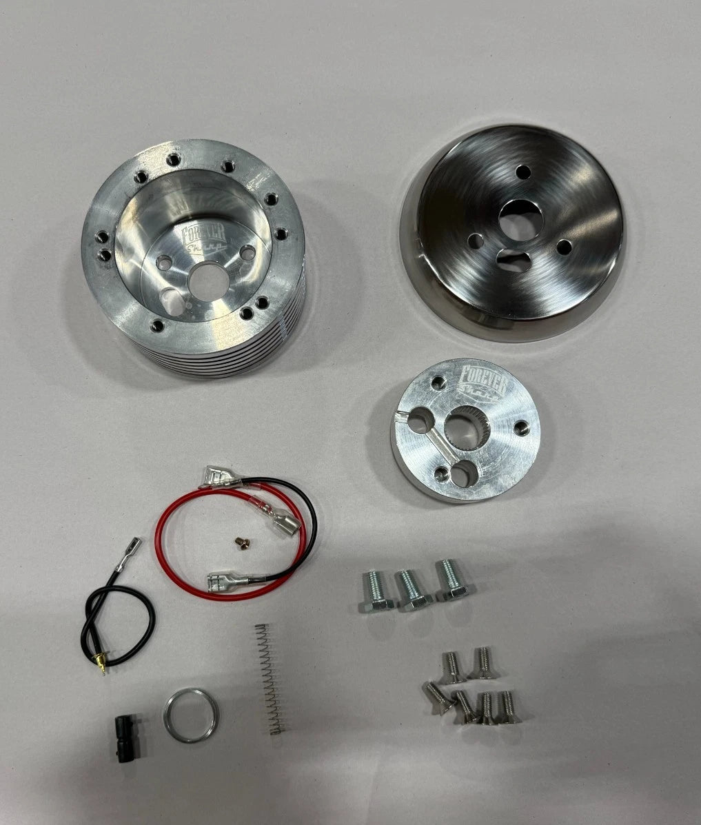 Steering Wheel Hub Adapter Polished for Chevrolet GMC Truck (1995–2001)