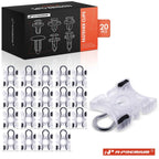 20x Window Regulator Retainer Clips for BMW E32 (1989–1994)