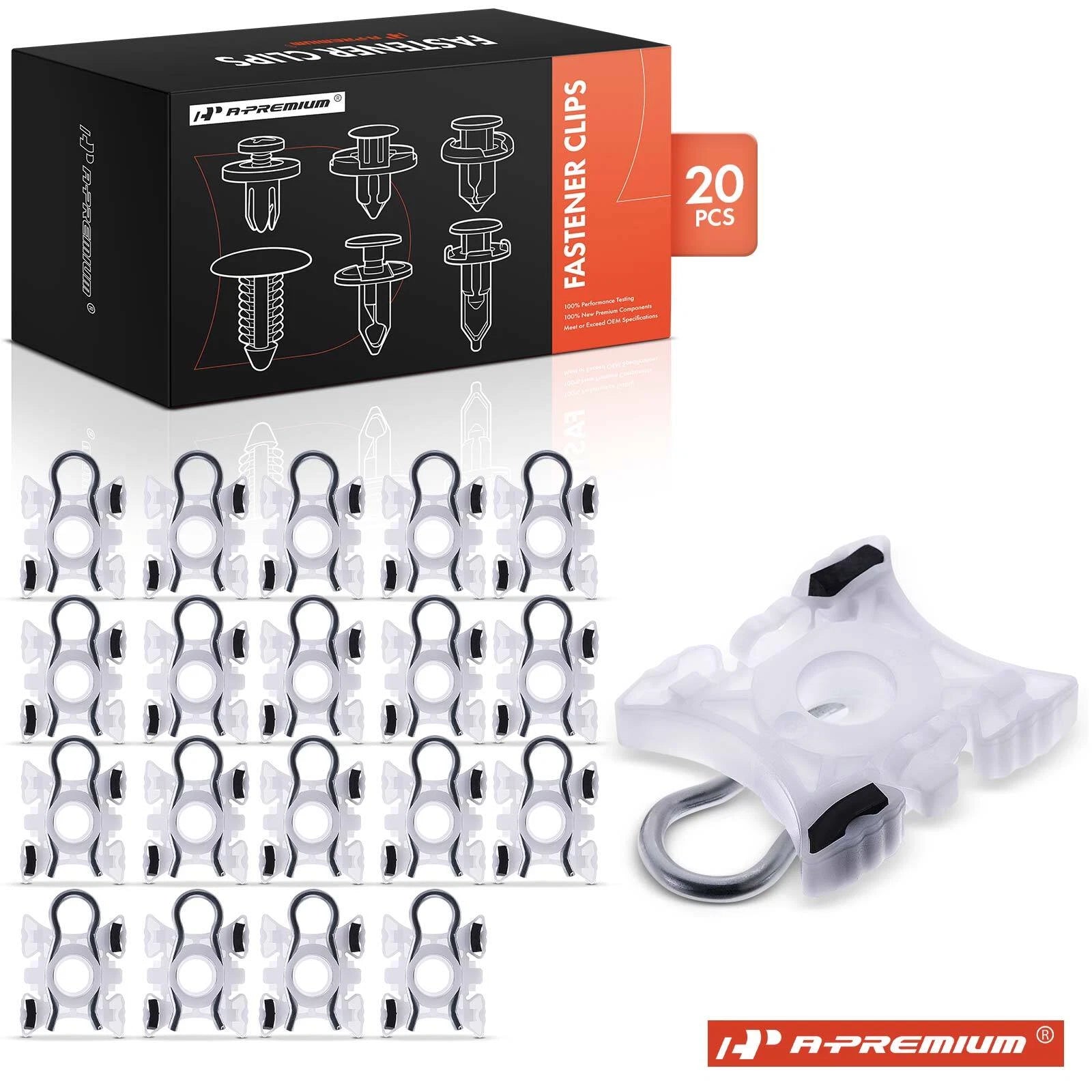 20x Window Regulator Retainer Clips for BMW E32 (1989–1994)