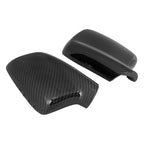 Carbon Fiber Look Side Mirror Cover Cap for BMW E46 E65 E66 E67 (2000-2006)