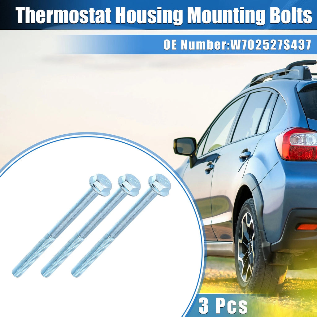 3Pcs Thermostat Housing Mounting Bolts for Ford Explorer (2002–2005) No.W702527S437