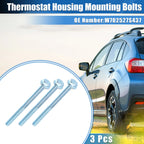 3Pcs Thermostat Housing Mounting Bolts for Ford Explorer (2002–2005) No.W702527S437