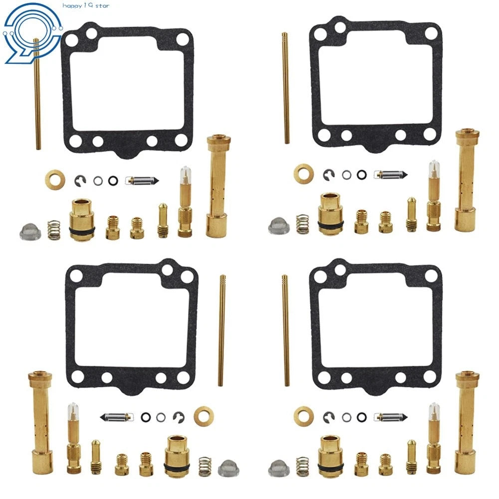 Set of 4 Carburetor Rebuild Kits for Suzuki GS650E GS650G GS650GL (1981–1983)