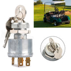 Key Switch for EZGO Cart 81–Current 4 Prong w/ Factory Lights 33639G01