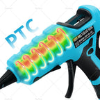 Cordless Hot Glue Gun for Makita 18V Battery (50W) + 30 Glue Sticks
