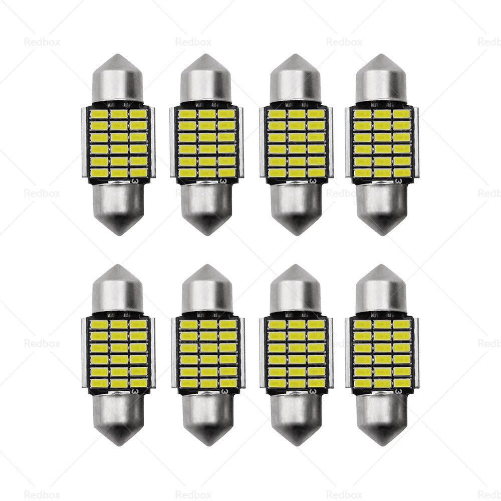 12Pcs LED Interior Light Upgrade Kit for Toyota Landcruiser Prado 150 (2009–2023)
