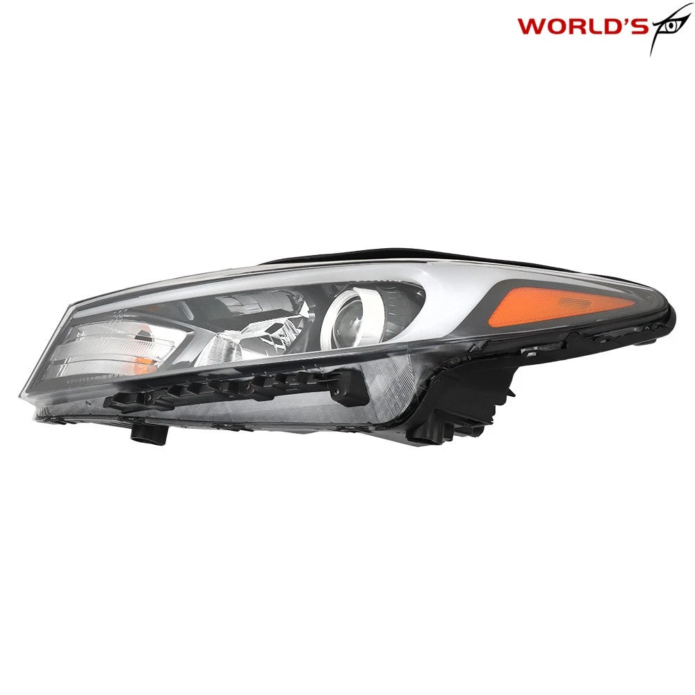 Halogen Headlight Assembly for Kia Forte/Forte5 (2017–2018) Left Driver