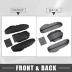 Black Armrest Protector Cover Pad with Red Stitches for Honda Civic (2016-2021)