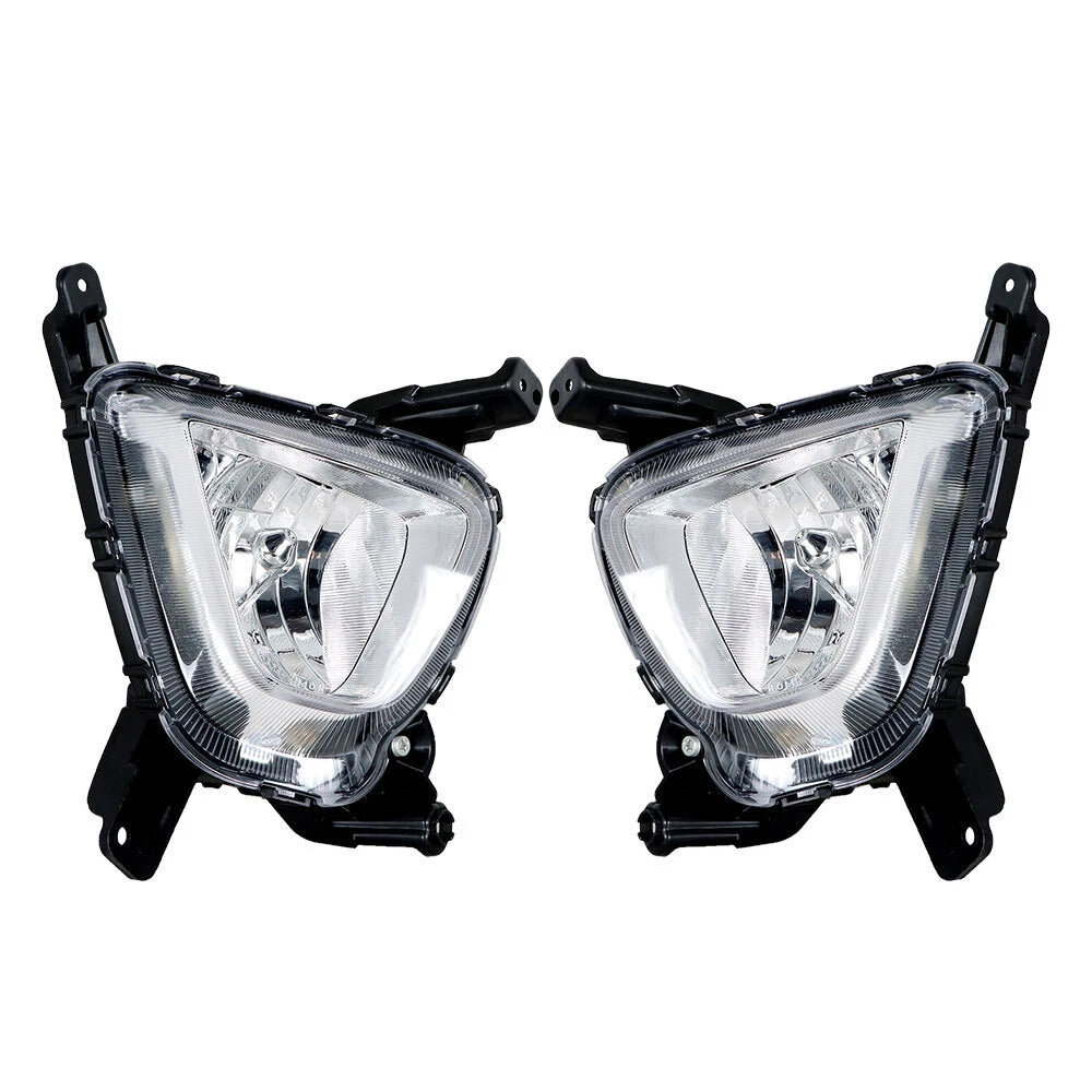 Set of 2 Front Fog Light Bezels for Kia Sorento (2016–2018)