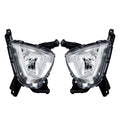 Set of 2 Front Fog Light Bezels for Kia Sorento (2016–2018)