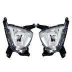 Set of 2 Front Fog Light Bezels for Kia Sorento (2016–2018)