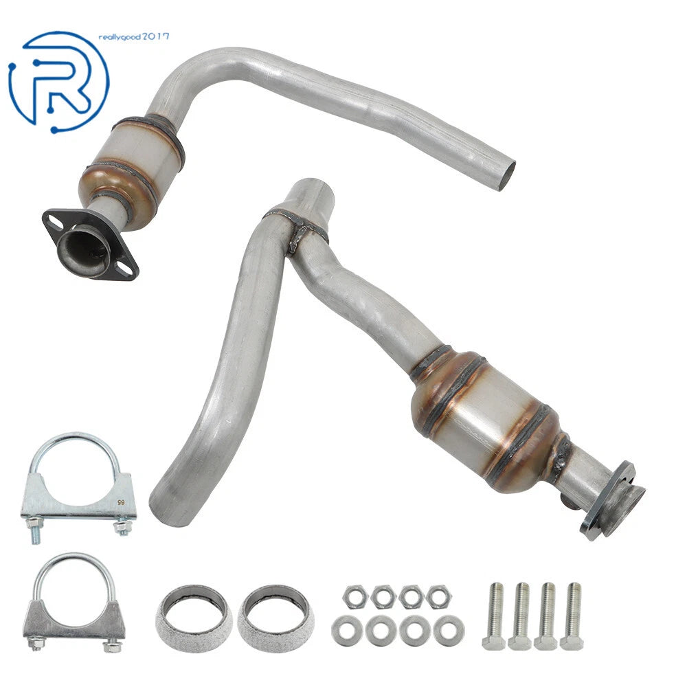 Left & Right Y Pipe Catalytic Converters for Dodge Dakota (2004–2010) 3.7L 4.7L