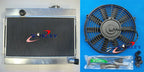 3 Core Aluminum Radiator & Fan for Datsun 1600 (1968-1973)