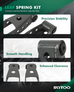2" - 3" Drop Shackles Lowering Kit for Chevrolet Silverado Sierra 1500 (2007–2018)