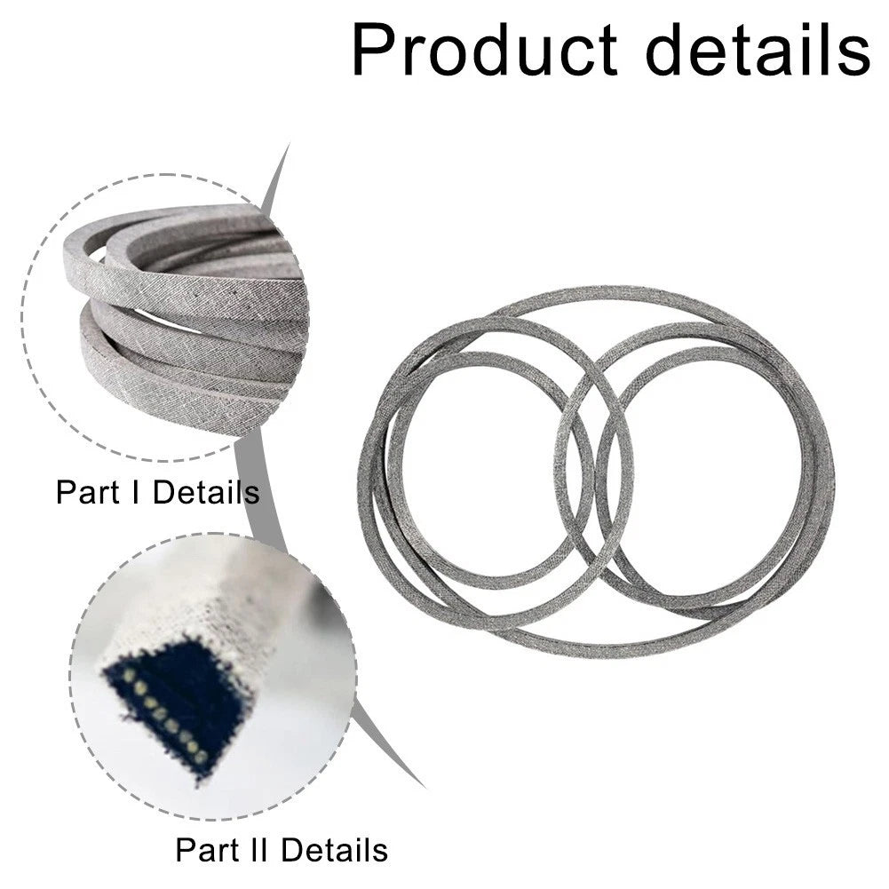 V Belt 122 x 12 Inch for Mower Deck Compatible with FC14560BS T13560 T1360