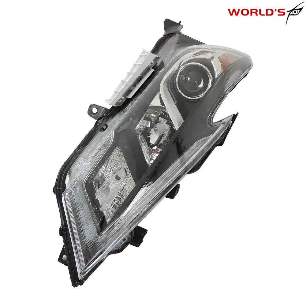 Right Headlight for Nissan Maxima (2016–2018) Halogen with LED DRL Black Clear