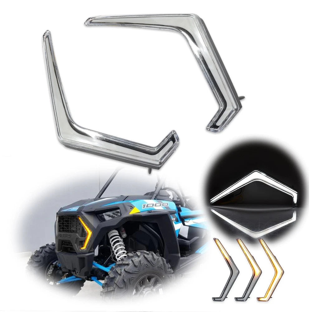 Sequential Amber & White Fang Lights for Polaris RZR XP 4 1000 (2018–2023)