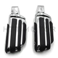 Chrome Rubber Pilot Footpeg Footrest for Kawasaki Vulcan 900 Custom (2006–2023)