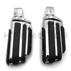 Chrome Rubber Pilot Footpeg Footrest for Kawasaki Vulcan 900 Custom (2006–2023)